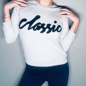MinkPink “Classic” Grey Sweatshirt